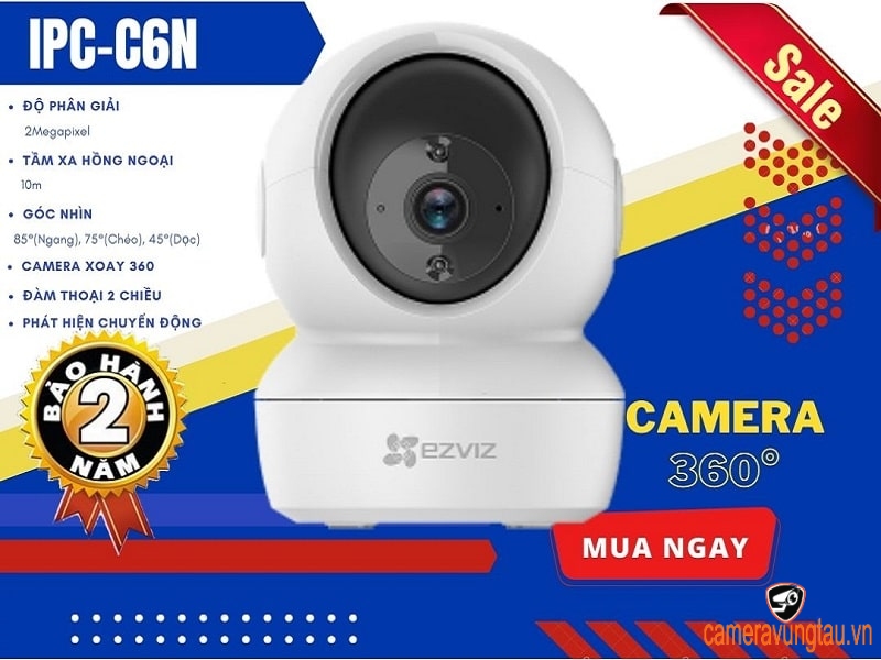 Camera Wifi Xoay 360° C6N Hãng EZVIZ